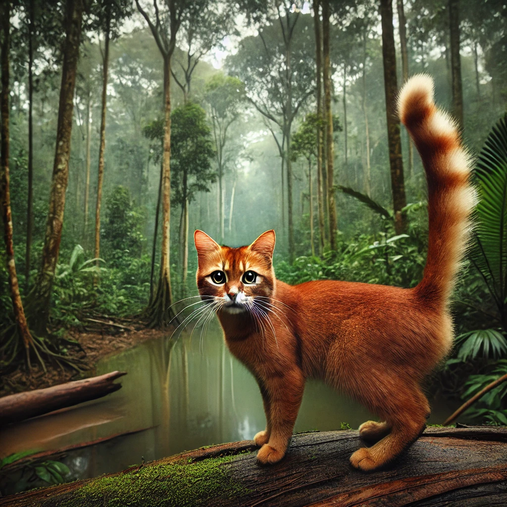 Mengenal Kucing Merah: Si Misterius dari Kalimantan
