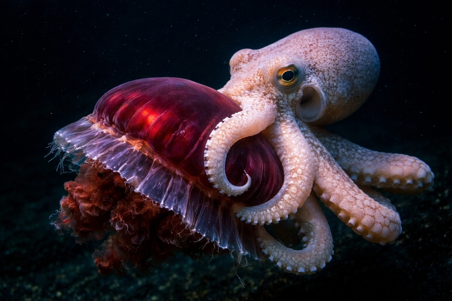 Gurita “Langka” Kembali Terlihat di Laut Dalam California