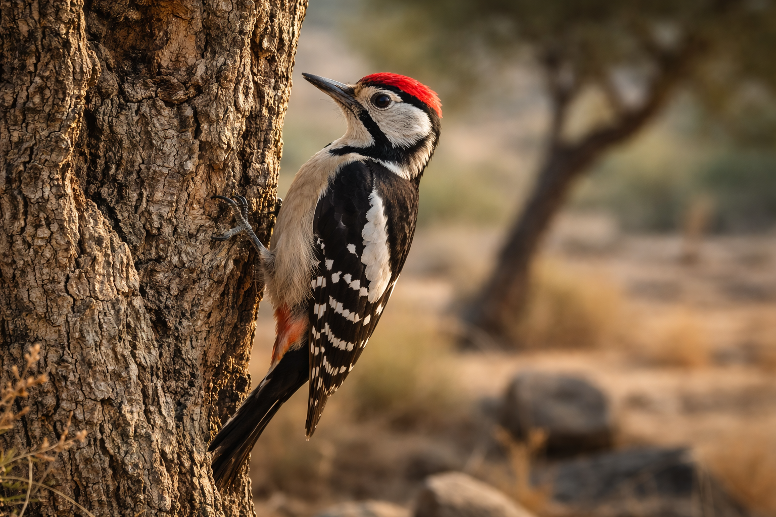 Burung Pelatuk Sind Langka Muncul Kembali di India