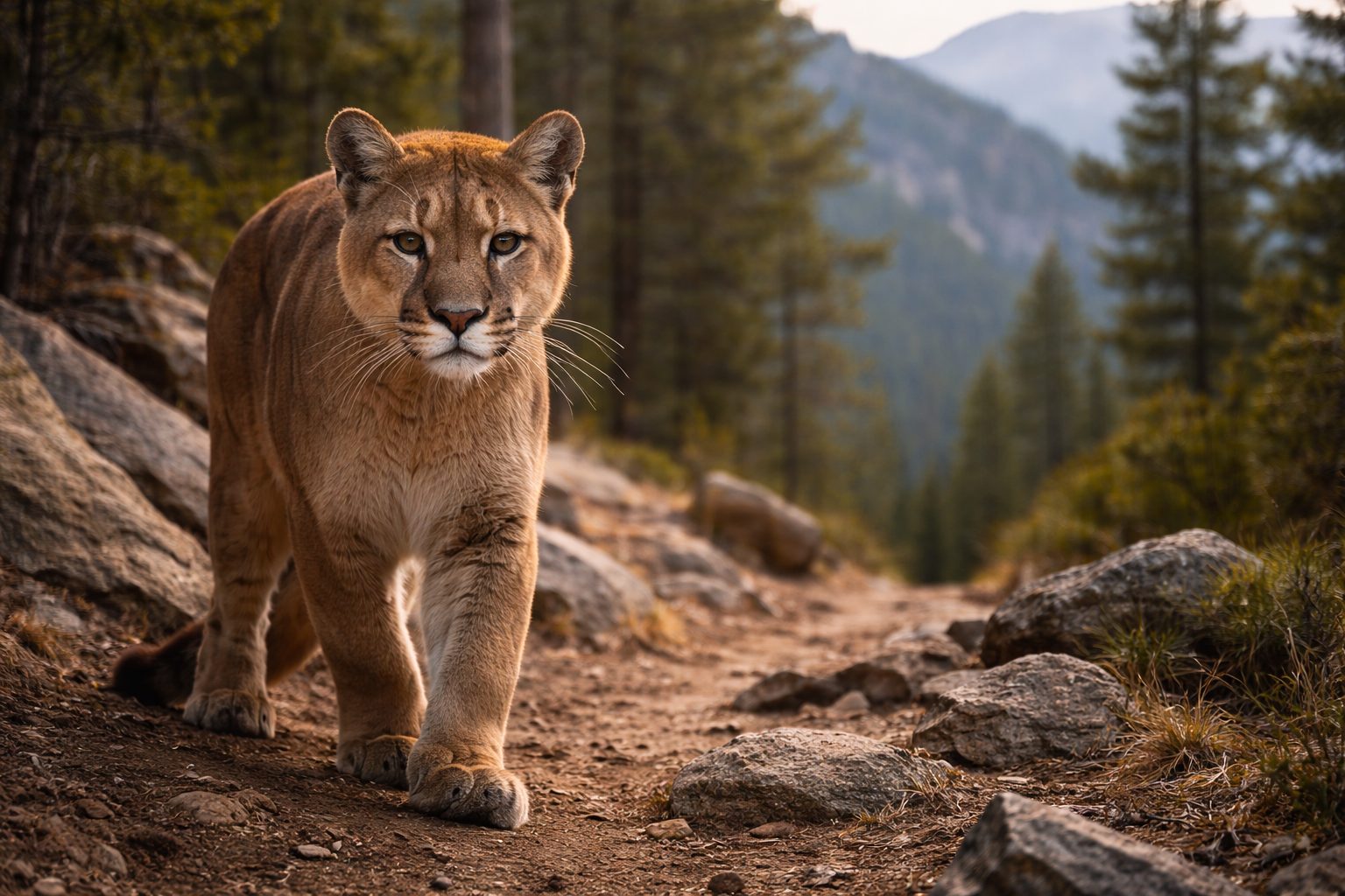 Serangan Mountain Lion Merenggut Nyawa Manusia