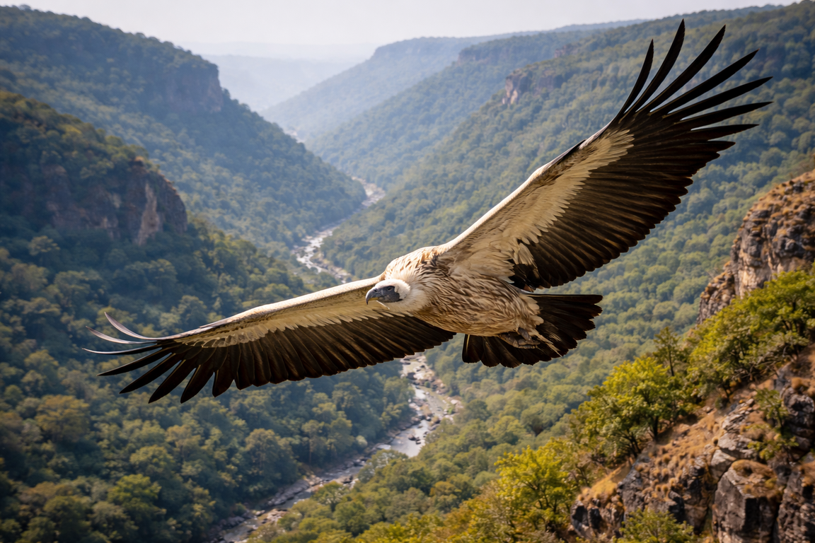 Himalayan Griffon Vulture yang Langka Kembali Terpantau