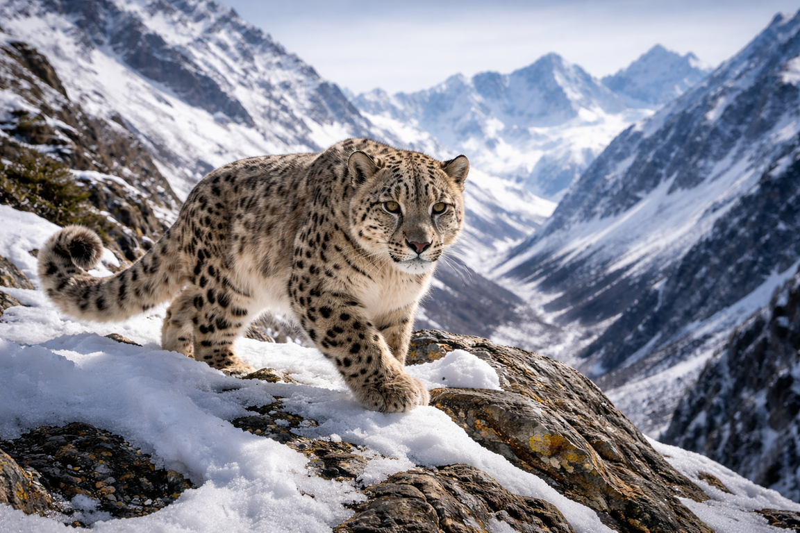 Kembali Terekam: Snow Leopard di Himalaya