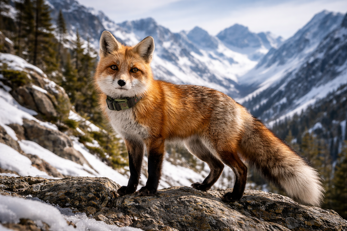 GPS Collar Pertama untuk Rubah Langka di California