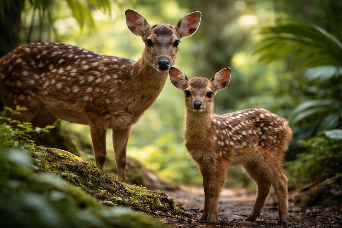 Philippine Spotted Deer: Rusa Langka Filipina